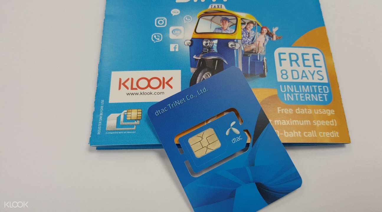 Buy Tourist 4G SIM Card for Thailand Online Klook